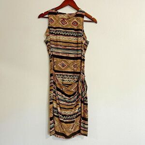 Alyn Paige Women's Dress Boho Ethnic Gauze Lightweight *Read measure‎ XS USA Vtg